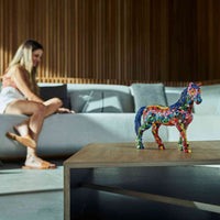 Gaudí-Style Mosaic Horse Sculpture – Barcino