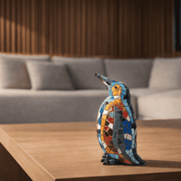 Gaudí Style Mosaic Penguin Statue – Barcino