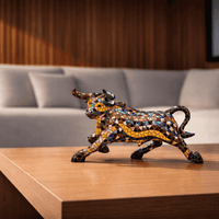 Gaudí Style Mosaic Bull Statue – Barcino