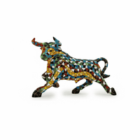 Gaudí Style Mosaic Bull Statue – Barcino