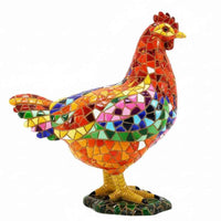 Gaudí Style Mosaic Chicken Statue – Barcino