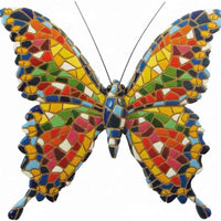 Gaudí-Style Mosaic Butterfly Sculpture – Barcino