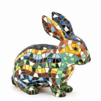 Gaudí-Style Mosaic Rabbit Sculpture – Barcino