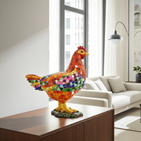 Gaudí Style Mosaic Chicken Statue – Barcino