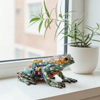 Gaudí Style Mosaic Frog Statue – Barcino